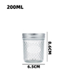 Caviar Jar 200ml Pickle Jar Food Jar Jam Sealed Glass Jar