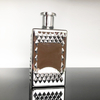 2022 Vodka Gin Rum Alcohol Glass Liquor Bottle Silver Whiskey Bottle With Cork