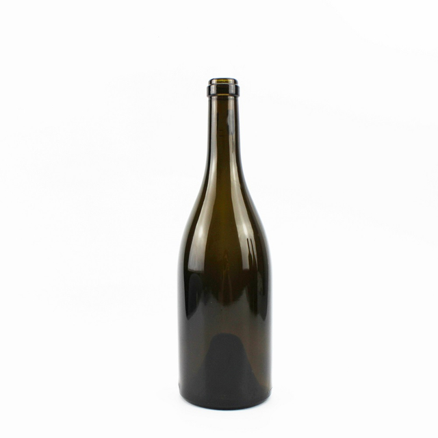 Burgundy Antique Green 750ml Wine Bottle Olive Green Bottle