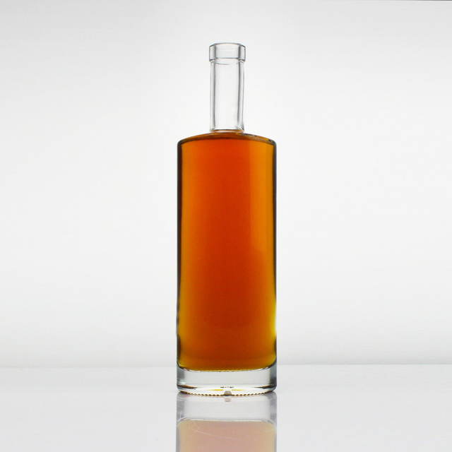 Empty 750Ml Glass Saint louis Bottles Liquor Flat Tequila Spirit Whisky Vodka