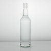 Wholesale Empty Clear 700Ml 1L Bottle Glass Vodka With Screw Cap
