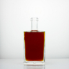Super Flint Square Cube Spirit Glass Bottle 500ML 750ML