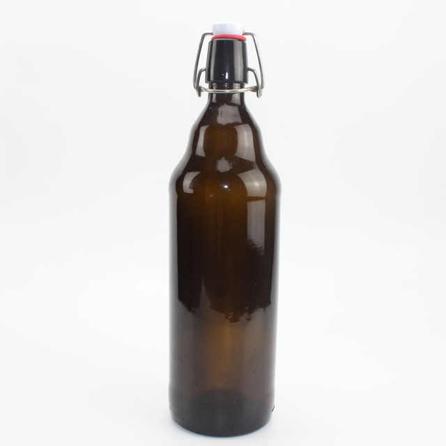 Swing Top 1000ML Brown Beer Glass Bottle