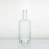 750ml Crystal Glass Bottle Embossed Custom Glass Bottle