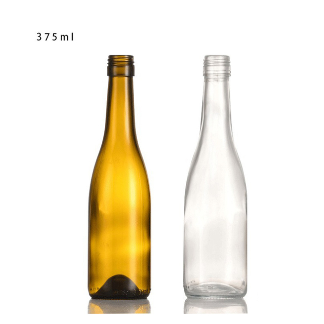 375ml Colored Glass Wine Bottle