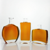 Custom Design Whiskey Vodka Rum Gin Tequila Spirits Square Shape Empty Glass Bottle 