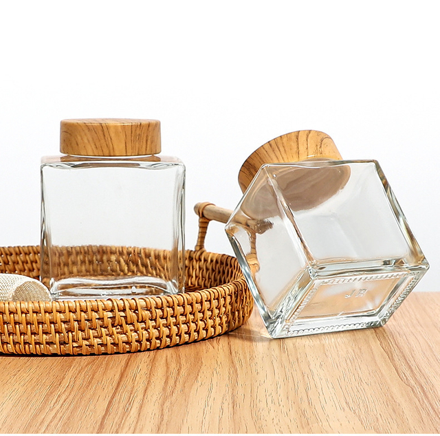 Monolith BrandCore Jars: 100ml & 180ml Minimalist Square Glass Containers with Custom Branding