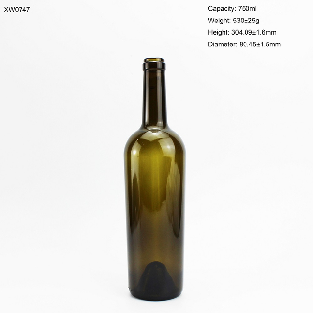Dark Green 750ml Wine Bottle Manufacturer